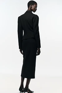 MIDI PENCIL SKIRT WITH SLIT