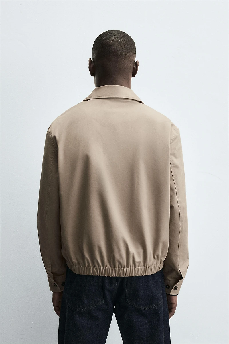 REGULAR FIT COTTON JACKET