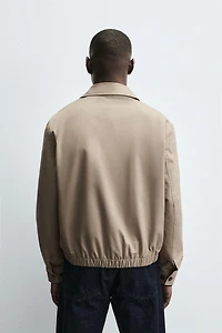 REGULAR FIT COTTON JACKET