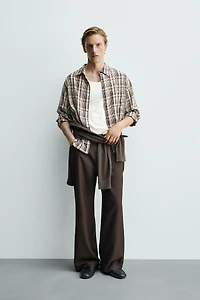 CHEMISE FLUIDE À CARREAUX