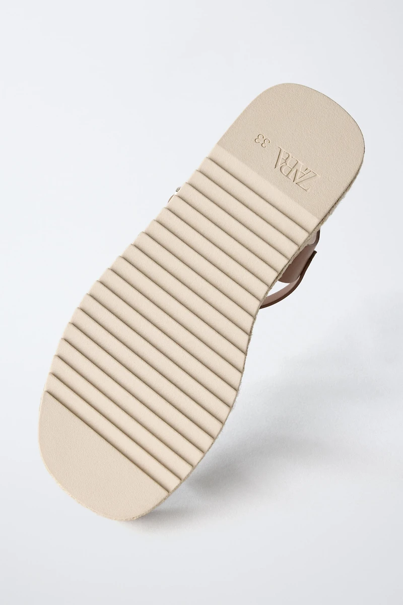 JUTE CANVAS SANDALS