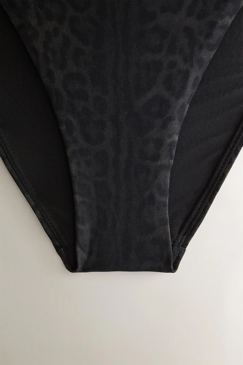 ANIMAL PRINT BIKINI BOTTOM