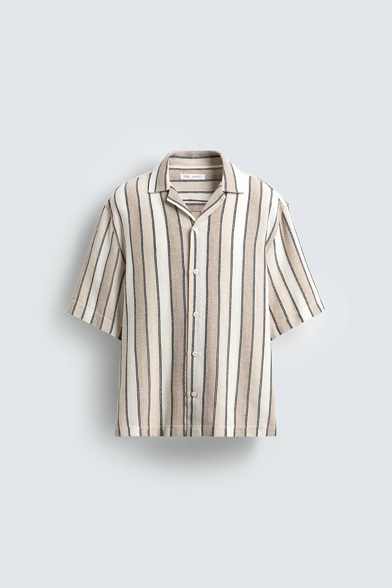 CHEMISE JACQUARD GÉOMÉTRIQUE