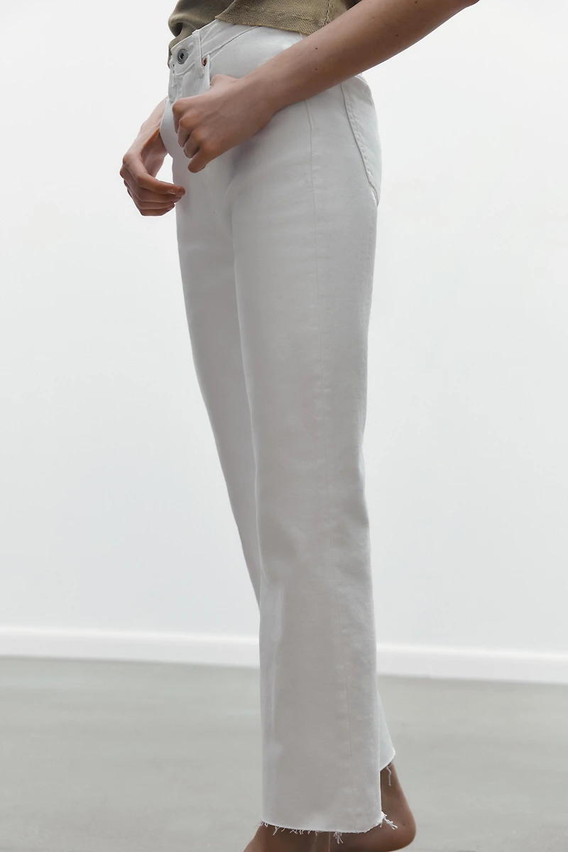 JEAN TRF COURT ÉVASÉ TAILLE HAUTE