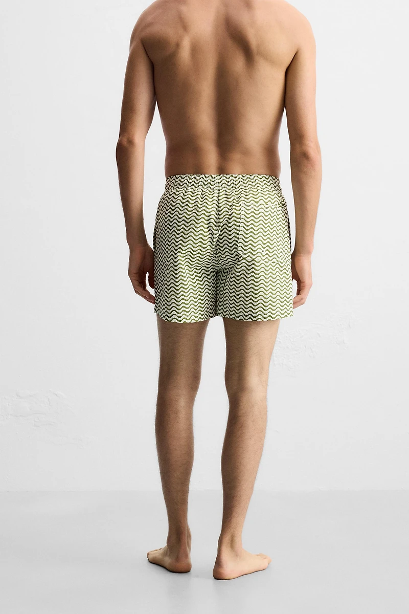 WAVE MID-LENGTH SWIMSUIT