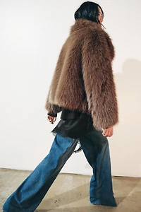 ZW COLLECTION FAUX FUR JACKET