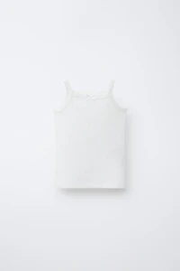 2-6 YEARS/ THREE-PACK OF RIBBED TANK TOPS