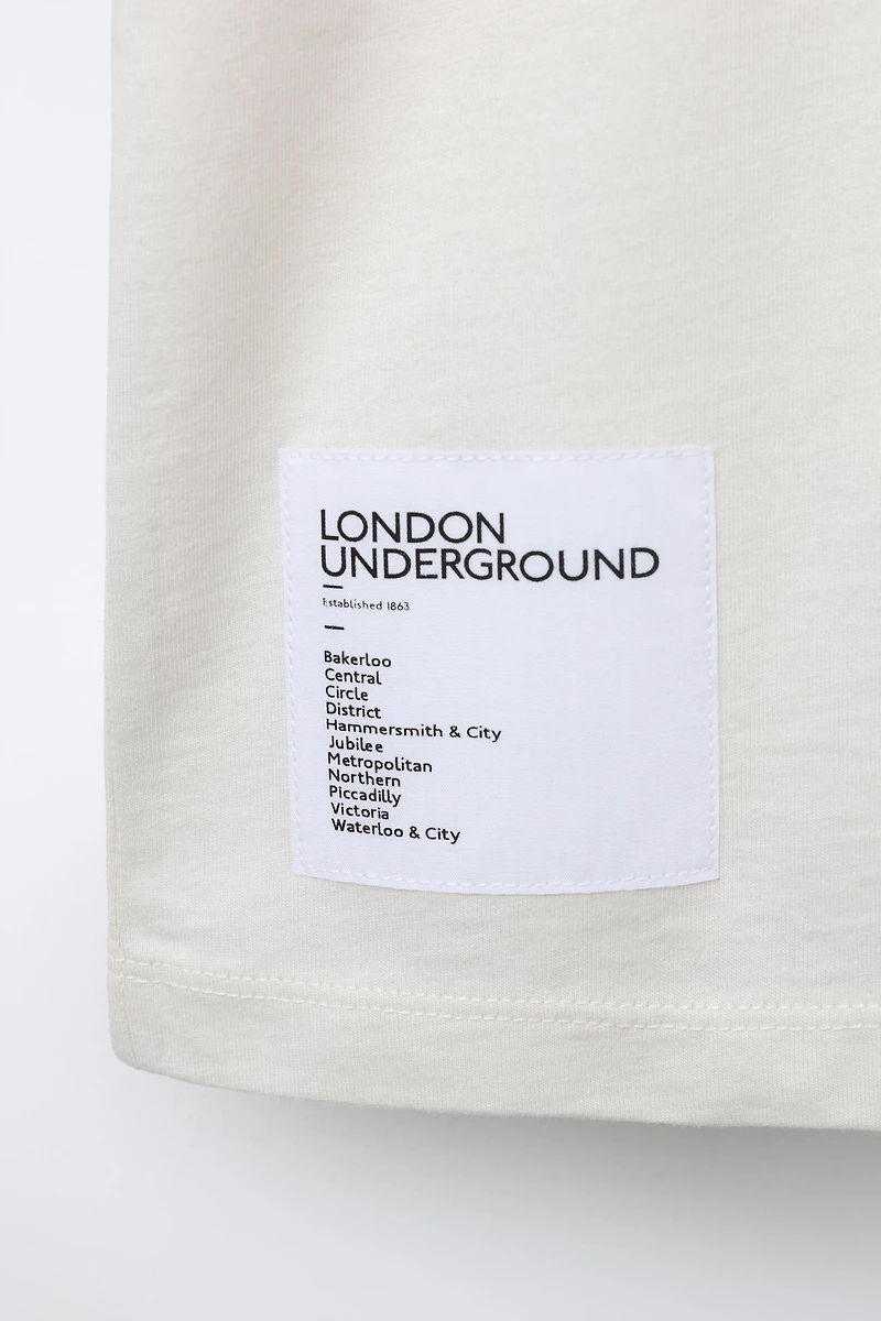 T-SHIRT IMPRIMÉ UNDERGROUND LONDON ©