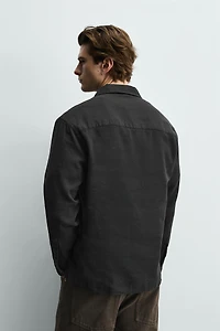 COTTON-LINEN POLO SHIRT