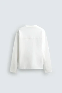 FLAMÉ TEXTURED RELAXED FIT T-SHIRT
