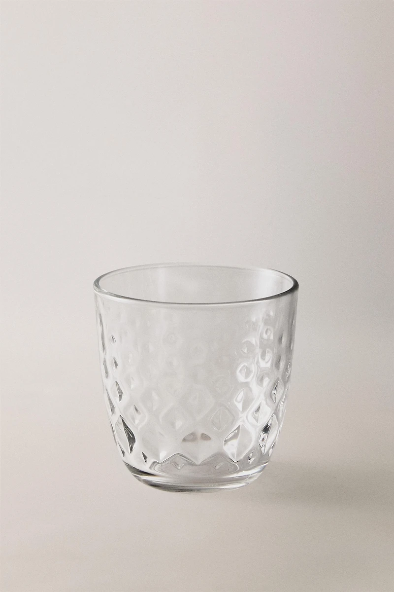 VERRE MOTIF RELIEF