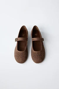 ANIMAL PRINT BALLET FLATS