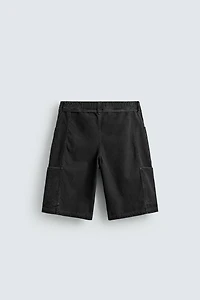 BELTED BAGGY FIT SHORTS