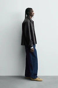 FAUX LEATHER JACKET