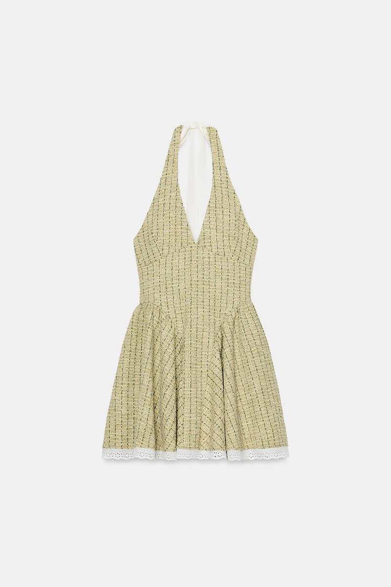 ROBE HALTER STRUCTURÉE