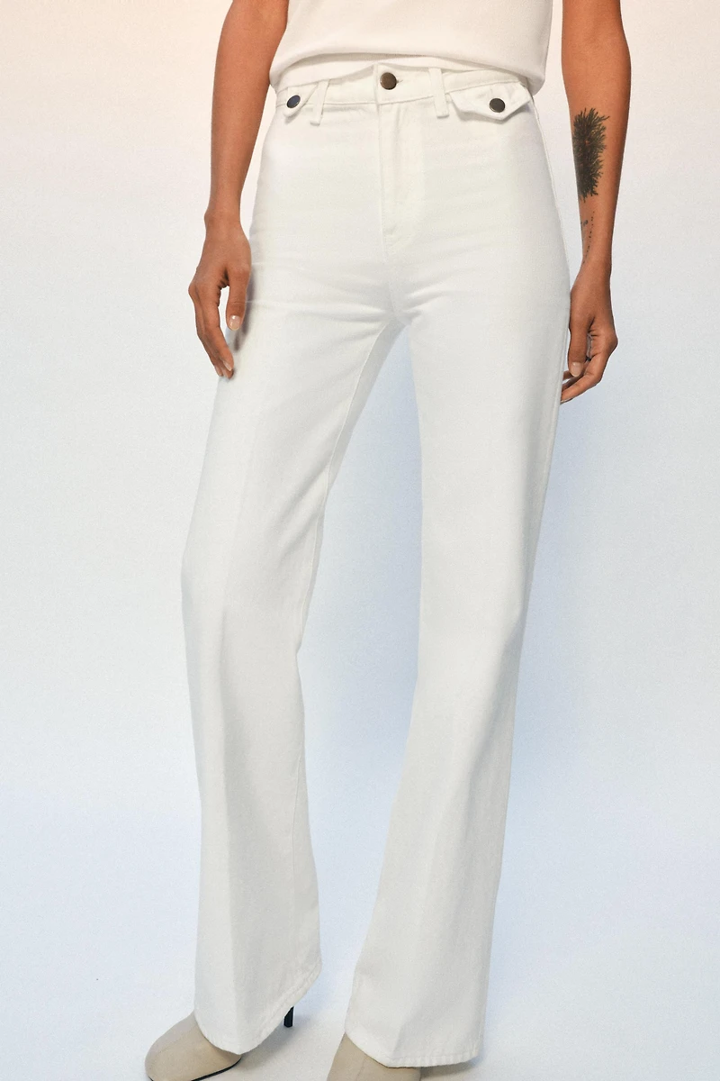 ZW COLLECTION HIGH-WAIST FLARE JEANS