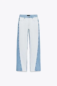 JEAN DROIT TAILLE MOYENNE COMBINÉ Z1975