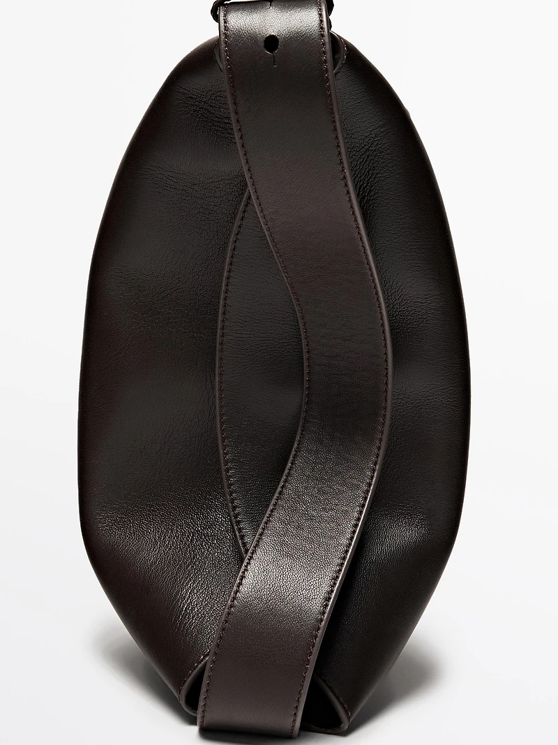 Small nappa leather shoulder bag