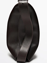 Small nappa leather shoulder bag