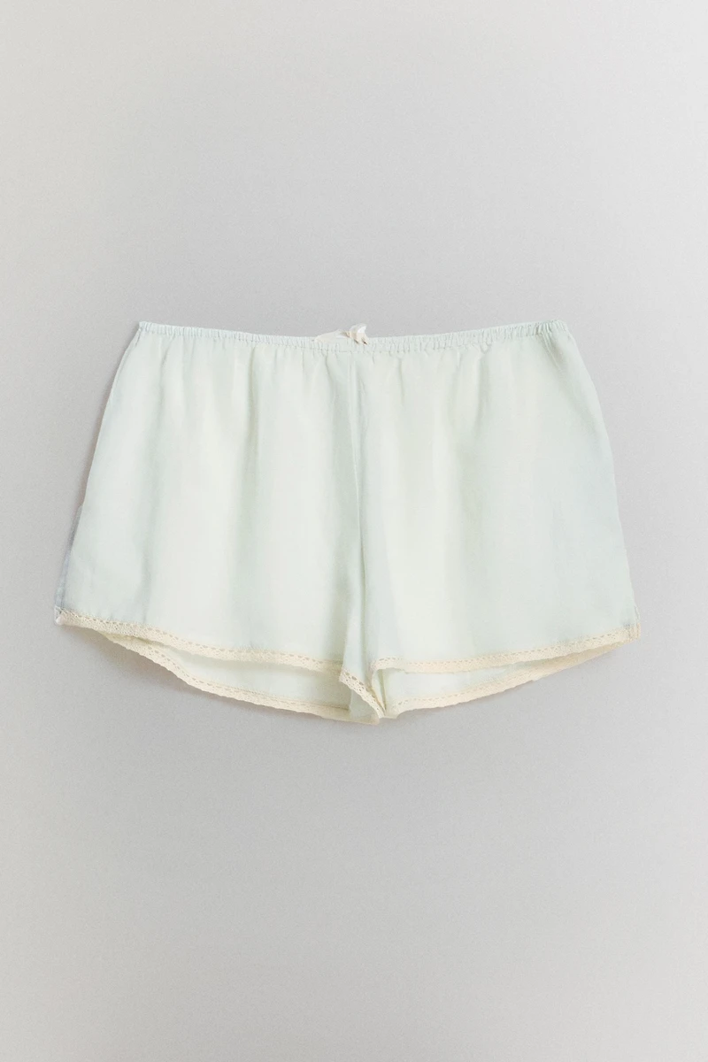 COTTON LACE SHORTS