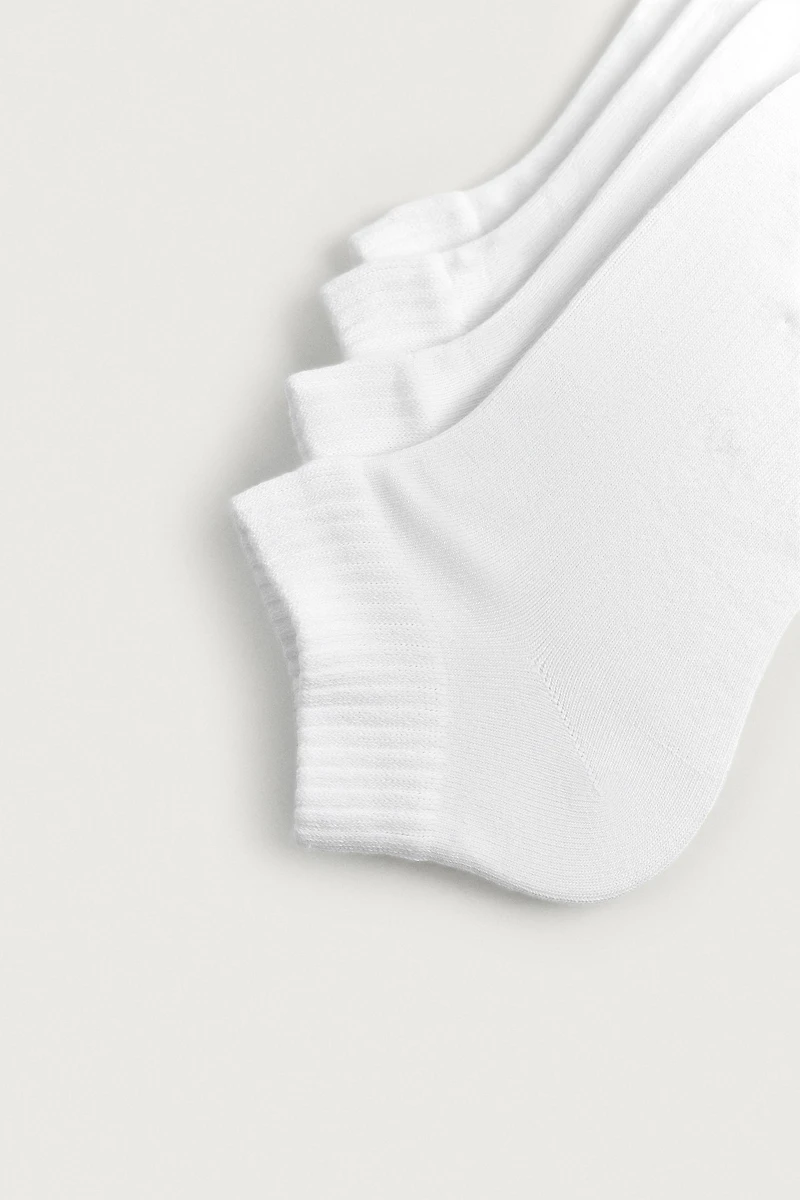 LOT DE 4 CHAUSSETTES BASSES BASIQUES