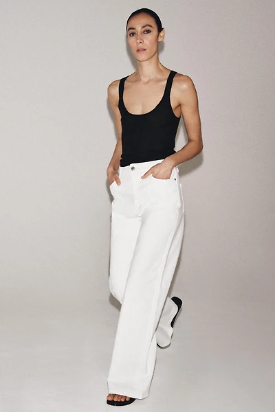 ZW COLLECTION HIGH WAIST WIDE LEG JEANS