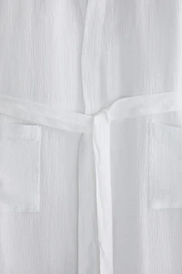 PEIGNOIR LIN WAFFLE