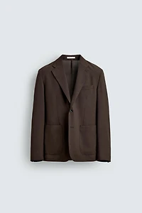 REGULAR FIT 100% WOOL BLAZER