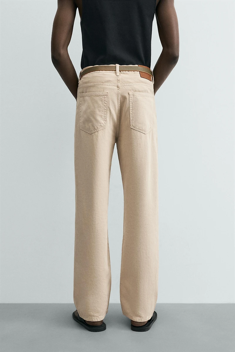 LIGHTWEIGHT COTTON-HEMP JEANS