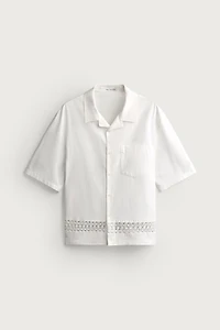 CHEMISE RELAXED FIT À FRISE