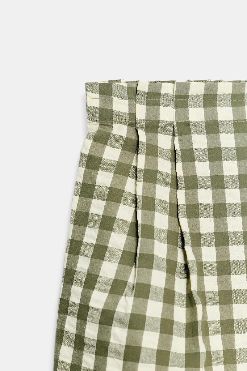 GINGHAM SHORTS