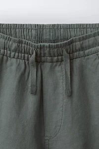 SHORT FLUIDE AVEC LIN