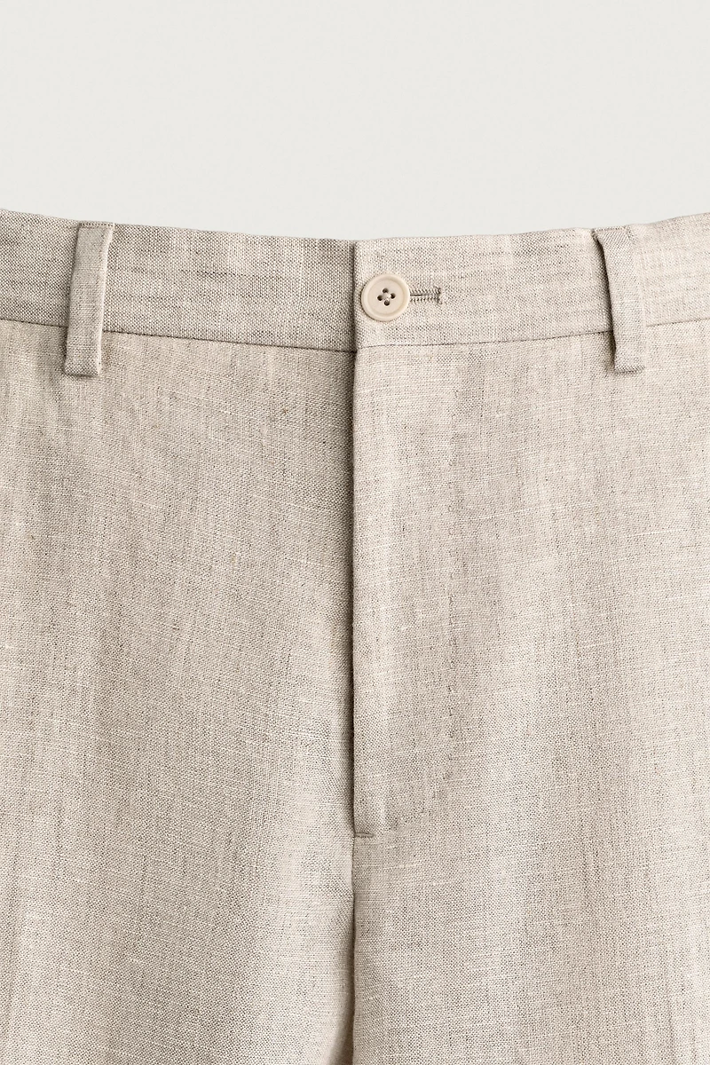 100% LINEN SUIT PANTS