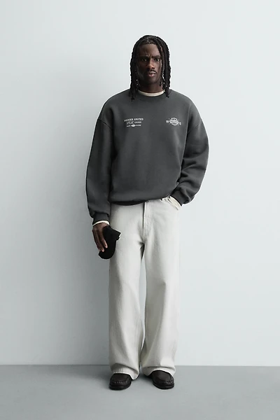 COMBINED PRINT SWEATSHIRT