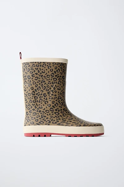 BOTTES DE PLUIE ANIMAL PRINT
