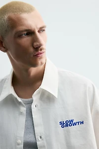 WASHED GRAPHIC PRINT SHIRT