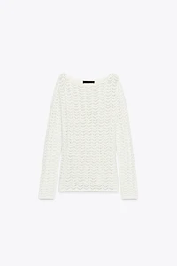 PULL EN MAILLE STRUCTURÉ