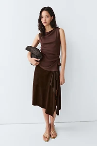 Top en maille 100 % coton