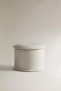 WHITE CERAMIC BOX