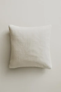 FAUX FUR THROW PILLOW COVER