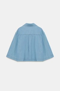 FLOWY V-NECK BLOUSE
