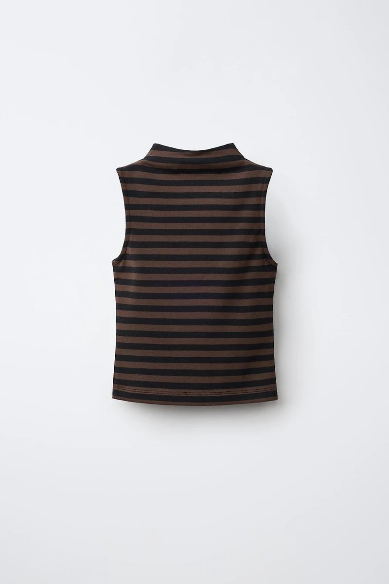 COTTON MODAL SLEEVELESS TOP
