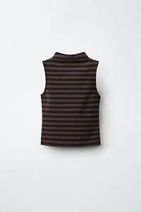 COTTON MODAL SLEEVELESS TOP
