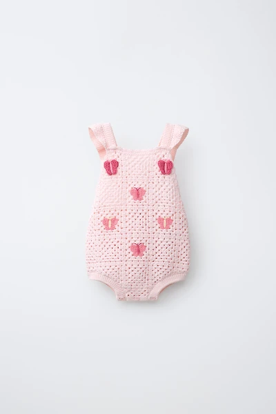 CROCHET BUTTERFLY ROMPER