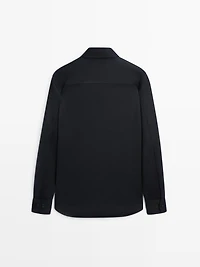 Overshirt with chest pockets