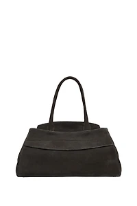 SPLIT SUEDE LEATHER SHOULDER BAG