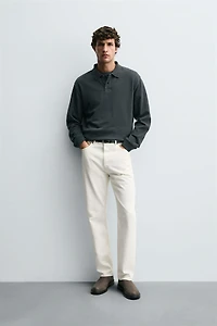 BASIC STRUCTURED POLO SHIRT