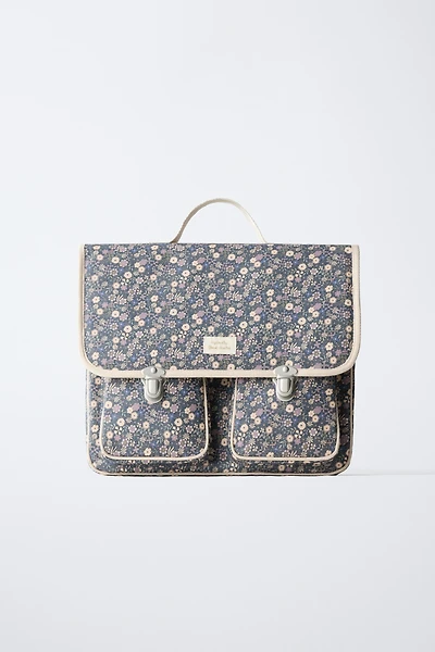 CARTABLE SCOLAIRE FLEURS