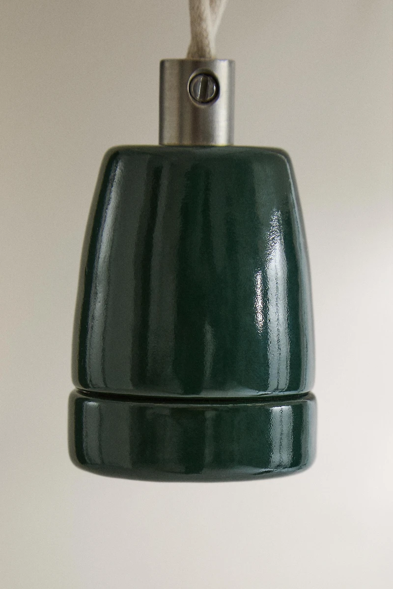 CERAMIC CEILING LAMP CORD