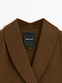 Manteau laine long